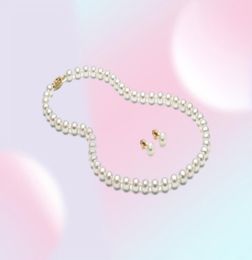 Charming 78mm South Seas White Pearl Necklace 18 Inch 14k Gold Clasp 6962878