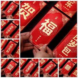 Gift Wrap Year Packet Red Envelope Chinese Wishes DIY Packing Money Pocket Luck Bag Party Gifts