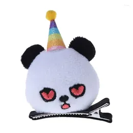 Hair Accessories Children Kids Hairpin Cartoon Panda Baby Bow Girls Jewelry