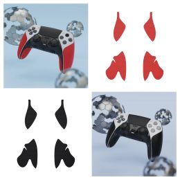 Accessories PlayVital AntiSkid SweatAbsorbent Controller Grip for ps5 Edge Wireless Controller Anti Sweat Protector Black & Passion Red