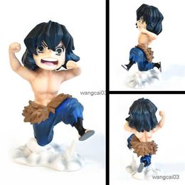 Action Toy Figures Anime 10CM figure Wild boar headgear for beautiful girls Action Figure Warrior PVC Model box-packed