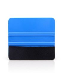 Locksmith Supplies 2021 Blue 4x3 Inch Plastic Tool With 3M Squeegee For Car Vinyl Film Wrapping Felt6047317
