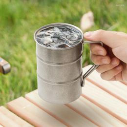 Mugs Outdoor Mug 304 Stainless Steel Used Large Capacity Wine Industrial Style Creative Camping Beer