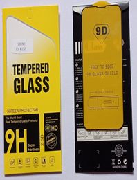 Cell phone Screen Protector Protective Replacement for iPhone 13 12 11 Pro X XS Max 8 7 6 Plus Tempered Glass 9H Hardness Full Cov1815661