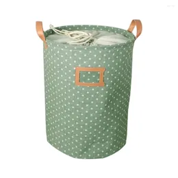 Storage Boxes Zakka Dot Barrel Round Household Articles