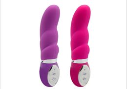 Strong 10 Speeds Vibrators for Women Soft Silicone Dildo Vibrator Female Sex Toy Vibrator Women Anal G Spot Clitoris Stimulator7052674
