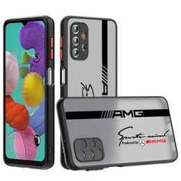 AMG-Dark LOGO Phone Case for Samsung Galaxy A52 A72 A12 A13 A14 A21s A22 A23 A24 A32 A34 A50 A51 A53 A54 A70 A72 A73 5G Cover