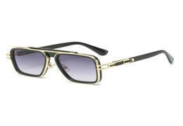Luxury Designer Sunglasses for Man Women High Grade Square Trimmed Metal Sunglasses3018690