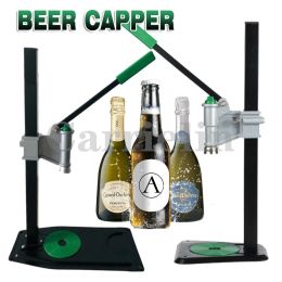 Processors Soft Drink Capping Machine Beer Bottle Capper Auto Lever Bench Capper Manual Soda PreMixing Bar