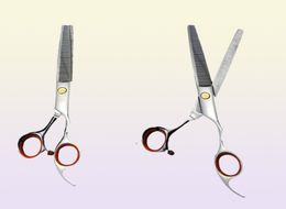 Hair Scissors Professional Japan Steel 7 3939 Pet Dog Grooming Cut Thinning Shears Cutting Berber Hairdressing ScissorsHair6983083