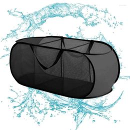 Laundry Bags Foldable Basket Collapsible Dirty Clothes Hamper With Handle Portable For Bedroom