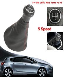 5 Speed Manual Gear Shift Shifter Knob Gaiter Boot For VW Golf 3 MK3 Vento 9298 AAA2064492941