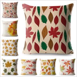 Pillow Nordic Style Case Decor Plant Pillowcase Polyester Cover For Sofa Home Children Room 45x45cm