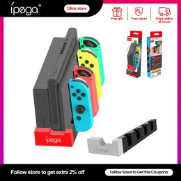 Stands Ipega PG9186 Joy Con Charger Charging Dock Stand Station Holder for Nintendo Switch JoyCon Game Console Controller Accessories