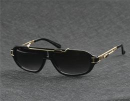Vintage sunglasses 8018 European wind sunglasses square clam mirror Luxury Male Oversized Shades UV400 Eyewear Popular Star2067376