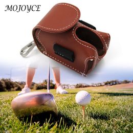 Waterproof Golf Bag Synthetic Leather Portable Golf Ball Pouch Storage Bag Outdoor Sports Accessories for Men Women