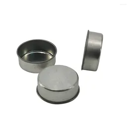 Candle Holders 10PCS Empty Tealight Jars Cases Containers Moulds Tins Making Supplies For DIY Accessories Tools A30