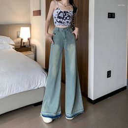 Women's Jeans Girls Fashion Boyfriend Baggy Fur-lined Blue For Women High Waist Woman Lady Slouchy Streetwear Denim Pants