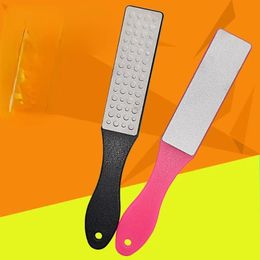 1pc Stainless Steel Foot File Heel Grater for The Feet Pedicure Rasp Remover Luxury Scrub Manicure Nail Tools