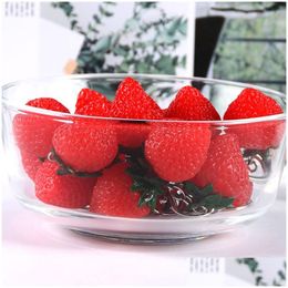 Keychains Lanyards 12Pcs Fruit Key Ring Little Stberry Keychain Cute For Women Jewelry Girls Gift Kids/ Friends Drop Delivery Fashion Dhvhw