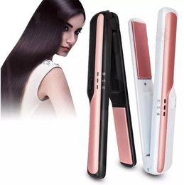 USB Wireless Hair Straightener Portable Mini Flat Iron Cordless Straightening Irons Travel Home Use Hair Styling Tools8114042