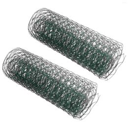 Decorative Flowers 2 Rolls Flower Arrangement Chicken Wire Mesh Iron Netting Floral Arrangements Supplies Silk Screen