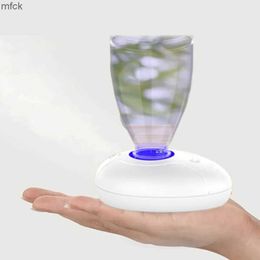 Humidifiers Fragrance Lamps USB Portable Air Humidifier Bottle Aroma Diffuser LED Night Light Mist Maker for Home Office Humidification