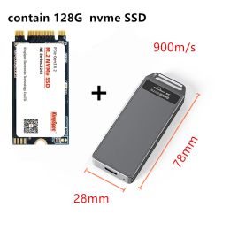 Enclosure Portable m.2 SSD case usb 3.1 Support pcie NVME/NGFF support Hard Drive Case SSD enclosure 2230/2242 high speed Solid Disk Case