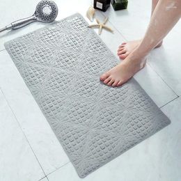 Bath Mats 40x70cm Bathroom TPE Anti-slip Mat El Rug Home Shower Household Floor Double-sided Non-slip