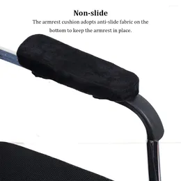 Chair Covers Office Arm Pad Memory Sponge Armrest Comfortable Elbow With Belt Pressure Relief Home Cushion Wheelchair Travel Bus