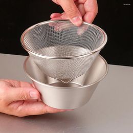 Mugs 1 Set Of Household Strainer Basket Fruits Vegetable Drain Stainless Steel Kitchen Drainer