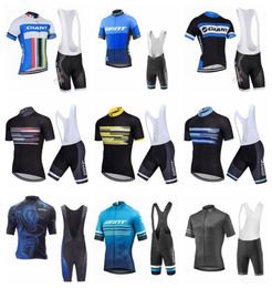 2020 men Cycling jersey suit summer short sleeve bicycle shirt bib shorts set cycling clothing mtb bike Wear ropa ciclismo K9742819