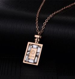 Fashion designer LOVE letters necklace goldplated necklaces lady banquet jewelry luxury crystal diamond pendant clavicle chain2433624350