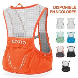 Bags Inoxto Men Lightweight Running Backpack Moisturising Vest Suitable for Bicycle Marathon Hiking Bag Ultralight Portable Water