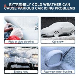 Solar/USB Car Window Glass Anti-ice Snow Remover 5-12V Microwave Molecular Deicing Instrument Active Electrons Car Defroster