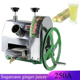 Juicers Commercial Sugarcane Juicer Hand Operated Stainless Steel Desktop Sugar Cane Machine Crusher