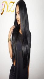 Malaysian Straight Hair Natural Hairline Full Lace With Baby Hair Medium Size Lace Cap Lace Front Wigs15733441237149