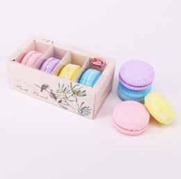 Fizzy Macaron Bath Bombs 40gpc salt Organic Bath Bomb Gift Set Kit Strawberry Mouthwatering Cupcake Exfoliating bathing explosive9841380