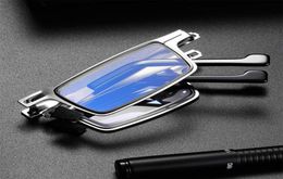 Sunglasses 1PC Foldable Reading Glasses With Case Blocking Blue Light Presbyopia Eyeglasses Ultra Thin Anti UV400 Highdefinition 1849691