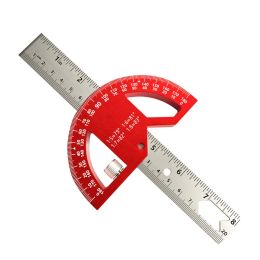 Angle Protractor Square Finder for Carpenters with 0-180 Degrees Measuring Tool Woodworking Wood Measurement Tool