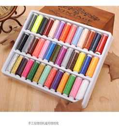 39rollset NO402 Mixed Colour Sewing Thread SpolyesterSewing Supplies For Hand Machine Thread to sew 1608048