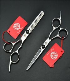 Z1001 6039039 Purple Dragon Black TOPPEST Hairdressing Scissors Factory Cutting Scissors Thinning Shears professional 64467774026650