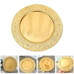 Dinnerware Sets Dinner Plate European Style Fruit Metal Sushi Tray Dressing Table Serving Plates