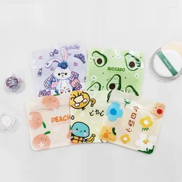 Storage Bags Reclosable Cute Cartoon Pattern Customised Gift Jewellery Cosmetics Plastic Zipper Top Package Flat Mylar Pouches