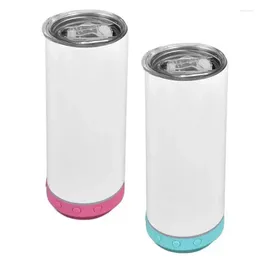 Mugs Speaker Cup Detachable 20oz Sublimation Bottle Rustproof Insulated Stainless Steel For Car Office