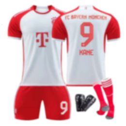 Bayern 2324 Home Childrens Student Adult Training Sports Set Team Kit Group Purchase Mens and Womens Football Jersey