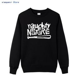 Men039s Hoodies Sweatshirts Naughty By Nature Old School Hip Hop Rap Skateboardinger Music Band 90s Boy Girl Black Cotton Men6154540