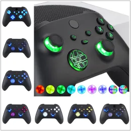 Cases eXtremeRate MultiColors Luminated Dpad Thumbsticks Start Back Sync ABXY Buttons DTF LED Kit for Xbox Core Wireless Controller