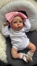48cm Reborn Baby Dolls Miley Same As Picture Lifelike Soft Touch 3D Skin Visible Veins