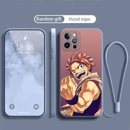 Soft Silicone Phone Case For Apple iPhone 15 14 13 12 11 Pro X XS Max XR Plus Mini Cover Shell Fairy Tail